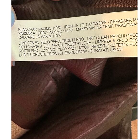 Zara Beige brown Wool Plaid Button Down Skirt size Large - Picture 5 of 16